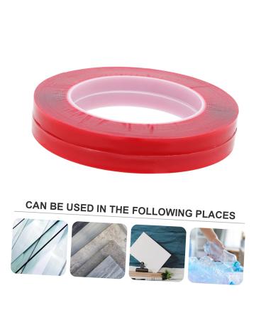 MAGICLULU 2 Rolls double sided tape double sided clear nail tapes adhesive tape nail displaying tape Nail piece nail high viscosity crystal nail display holder nail display holders - Buy Online on GoSupps.com