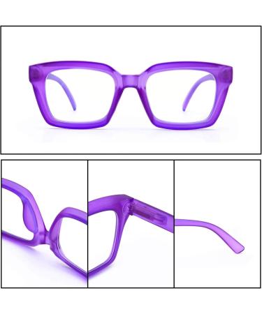 Buy Amorays Oversized Square Vintage Reading Glasses for Men & Women - Anti-Blue Light +3.00 Presbyopia Readers - Stylish & Comfortable - Buy Online on GoSupps.com