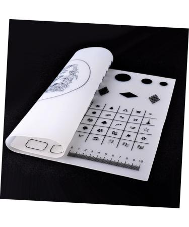 Beaupretty Nail Tools Accessories art transfer tool Salon Manicure tool Sticker Guide tools art mat stamp plate art stamping mats decorations accessories art tool coloring Tools Manicure Mat 40.5*30.5cm As Shown - Buy Online on GoSupps.com
