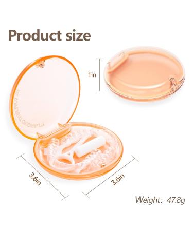 2 Pack Retainer & Orthodontic Mouth Guard Case - Magnetic Closure, Easy to Clean - Blue/Orange - for All Ages - Buy Online on GoSupps.com