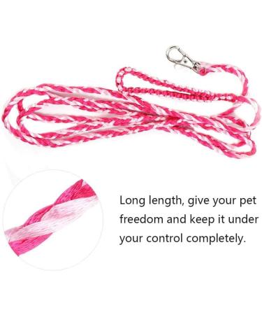 Adjustable Small Animal Leash & Harness for Rats Mice Hamsters - Pink | Outdoor Walking & Training Gear for Pets - Buy Online on GoSupps.com