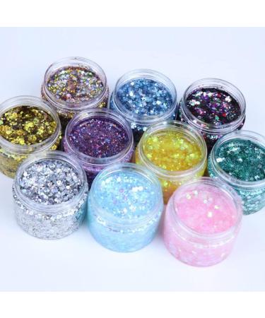 DAWILS Face Glitter Gel - Holographic Chunky Glitter for Face and Body in Light Pink - Buy Online on GoSupps.com