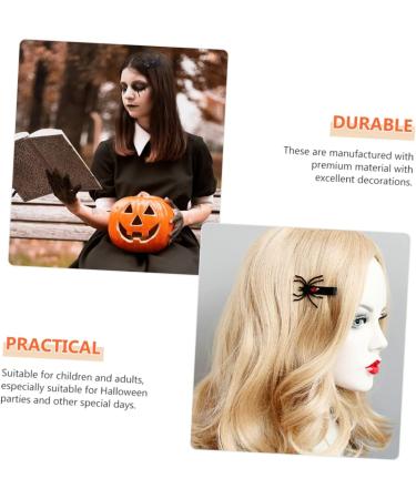 minkissy 12 Pairs Halloween Hair Clips Bat Hairclips Halloween Party Headdress Bat Wings Hair Clips Halloween Hair Accessories Bat Wings Hair Barrettes Bat Hair Clip Gothic Wig Iron Child - Buy Online on GoSupps.com
