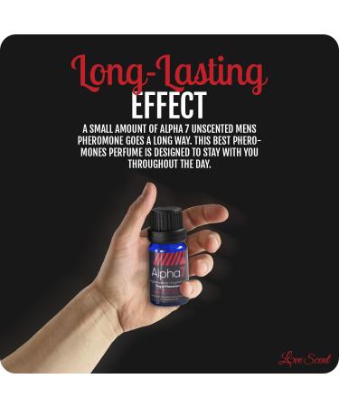 Alpha 7 Unscented Men s 7 mg of Pheromone Cologne - Pheromone Infused Oil to Boost Confidence & Attract Attention - Cologne Made with Premium Ingredients - 2x (10 ml) 0.67 Fl Oz (Pack of 1) - Buy Online on GoSupps.com