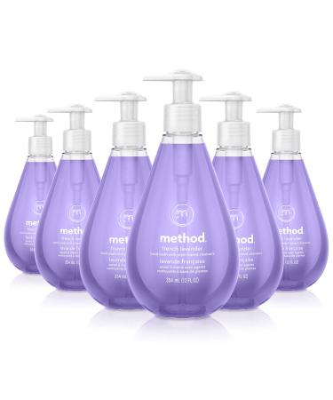 Method Gel Hand Wash French Lavender Biodegradable Formula 12 fl oz (Pack of 6) Lavender 12 Fl Oz (Pack of 6)