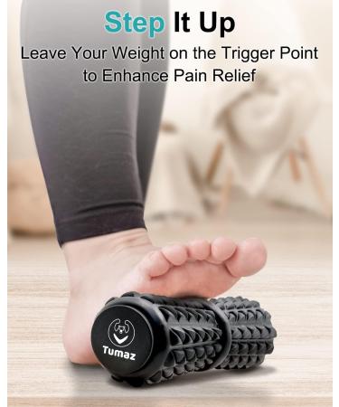 Tumaz Foot Massage Roller - Ergonomic Plantar Fasciitis Relief | Myofascial Pain & Foot Health Solution - Buy Online on GoSupps.com