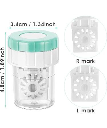 Sibba 5pcs Contact Lens Case - Portable Rotary Cleaner for Daily Use | International Shipping Available - Buy Online on GoSupps.com