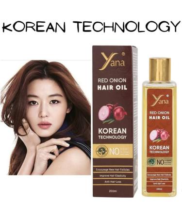 Red Onion Oil For Hair Longer For Men And Women 200ml By Korean Technology - Buy Online on GoSupps.com