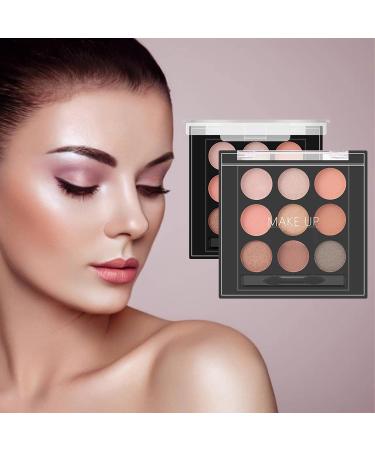 9-Color Eyeshadow Palette Neutral Eyeshadow Palette Earth Tones Neutral Eyeshadows Highly Pigmented Waterproof Nude Eye Shadow Makeup Palette Greatideal 02# - Buy Online on GoSupps.com