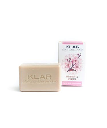 Klar's Klar's - Cherry Blossom & Rice Milk Soap - Palm Oil Free - 100g
