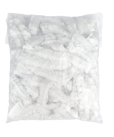 G2PLUS 50PCS Disposable Shower Caps - 44CM Plastic Elastic Bath Cap - Waterproof Hair Caps for Home Use Hotel Spa and Hair Salon 44CM (Pack of 50) - Buy Online on GoSupps.com