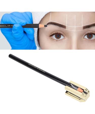 Eyebrow Pencil Set Brow Pencil Sharpener Waterproof Eyebrow Pencil for Perfect Makeup Brow Makeup Tool with Sharpener for Student Office Workers(Black) - Buy Online on GoSupps.com