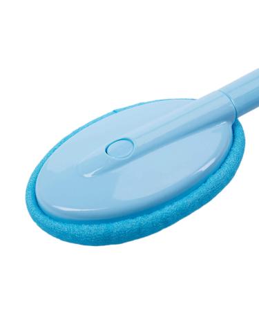 Blue Back & Massager Bath Brush with Extra Long Handle for Easy Lotion Application - Perfect for Body Care - Buy Online on GoSupps.com