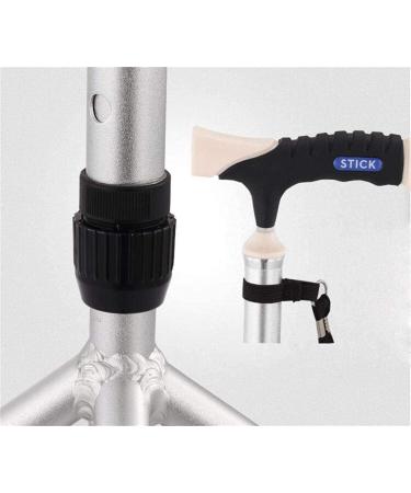 Canes Non Slip Light Walking Stick for The Elderly Stable Telescopic Height Adjustable Stand Brown 4 Feet Bars for The Elderly Disabled Women Injured Practical Star of Light - Buy Online on GoSupps.com