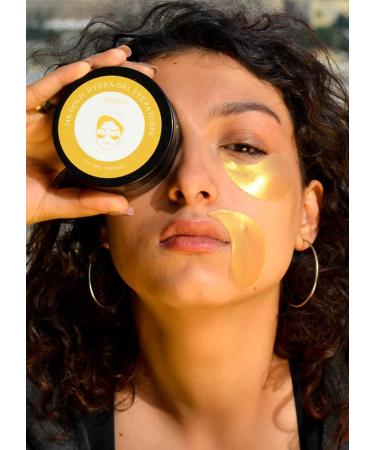 24K Gold Anti-Aging Under Eye Hydrogel Masks - 60 Patches for Firming Regenerating & Targeting Fine Lines Wrinkles | International Shipping Available - Buy Online on GoSupps.com