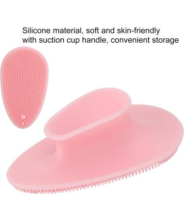 Silicone Face Brush - Deep Cleaning Portable Multifunctional Soft Facial Cleansing Brush for Baby Shower - Pink - Buy Online on GoSupps.com