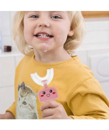Kids U Shaped Toothbrush All Rounded Children U Shape Toothbrush 360Oral Teeth Cleaning Manual Training Tooth Brush Robot and Birds Toddler Toothbrush Age 2 to12 Mona43henry - Buy Online on GoSupps.com