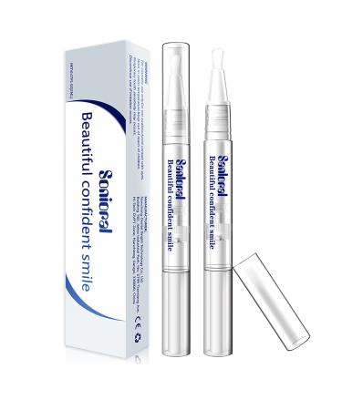Teeth Whitening Pen  2 Pens Instant Teeth Whitening Pen 3% Hydrogen Peroxide Gel More Than 20 Uses  Effective  Painless  No Sensitivity  Travel Friendly  Easy to Use  Beautiful White Smile