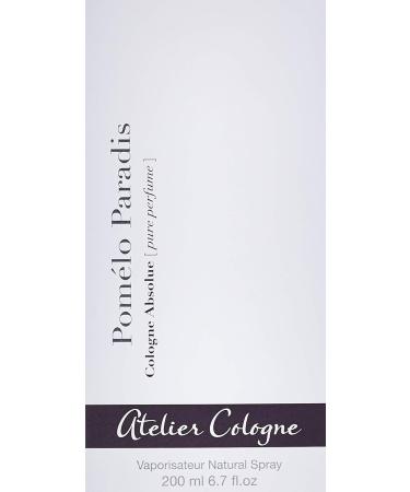 Atelier Cologne Pomelo Paradis 6.7 Ounce Citrus Mint Orange Rose 6.8 Fl Oz (Pack of 1) - Buy Online on GoSupps.com