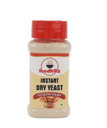 foodfrillz Instant Dry Yeast 100 g Active Dry Yeast for Baking Bread Making Raising Dough
