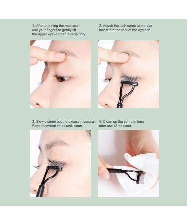 degtnb Eyelash Brush Mascara Brush Cosmetic Tool with Dustproof Cover Makeup Tool A - Buy Online on GoSupps.com