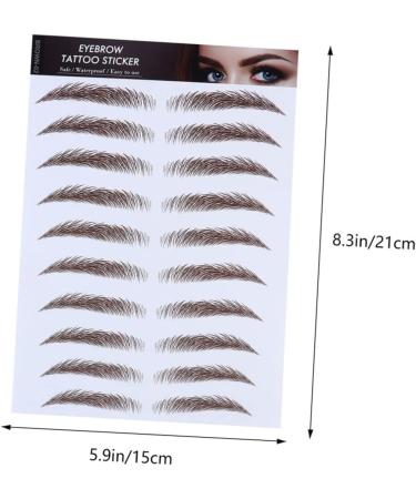 PLAFOPE 5pcs Eyebrow Stickers Best Eyebrow Transfers Eyebrow Transfer Stickers 3d Tool Eyebrow Trimming - Buy Online on GoSupps.com
