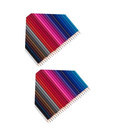 Lurrose 72 pcs Kids Coloring Accessory Art Multi-function Convenient Portable Pencils School Drawing Colorfulx2pcs 17.5X0.8CMx2pcs