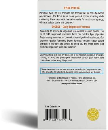 Paradise Herbs AYUR Pro Rx Digest - 60 Vegetarian Capsules for Digestive Health - Buy Online on GoSupps.com