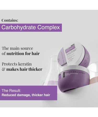 Bare Anatomy Ultra Smoothing Hair Mask 250g | Restore Smoothness & Nourish Dry Frizzy Hair with Carbohydrate Complex & Niacinamide - Buy Online on GoSupps.com