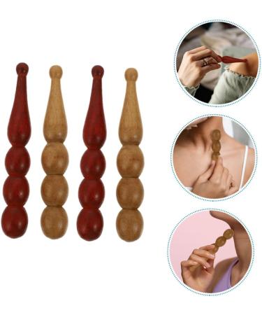 Ultechnovo 20 STK Pearl Massage Stick | Wooden Bodystick & Gua Sha Tool for Foot & Body Massage | Acupuncture Point Relief | Fragrant Wood Cosmetics - Buy Online on GoSupps.com