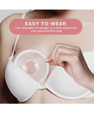 Reusable Breast Milk Collectors - 2 Pack Food-Grade Silicone Milk Catchers for Breastfeeding Moms - Buy Online on GoSupps.com