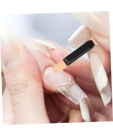 WOONEKY 50pcs Nail Sponge DIY Tools Manicure for Nails Makeup Tools Lady Tools Plastic Abs Brush Miss Small - Buy Online on GoSupps.com