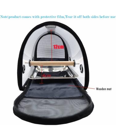 MeHongCan Portable Bird Carrier - Lightweight & Breathable Travel Cage for Parrots - Small Bird Travel Bag - Buy Online on GoSupps.com