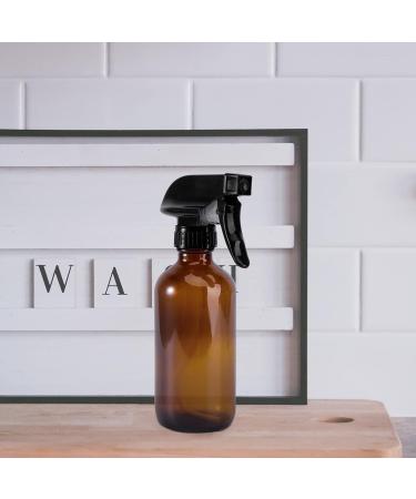 Buy Lurrose 250ml Empty Brown Glass Spray Bottles - Refillable Container for Beauty Hair Essential Oils Water & Cleaning - International Shipping Available - Buy Online on GoSupps.com