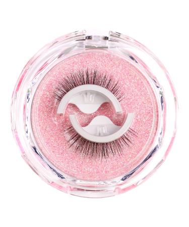 2 Pairs Reusable Adhesive Eyelashes - No Glue Natural Look Self-Adhesive False Lashes with Storage Box - Perfect for International Shipping - Buy Online on GoSupps.com