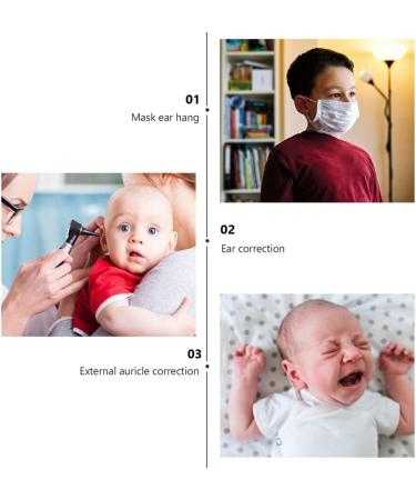 Healvian Stuff Necessities Corrector De Ojeras 5 Pairs Silicone Protruding Ear Auricle Correctors (Black) - Buy Online on GoSupps.com