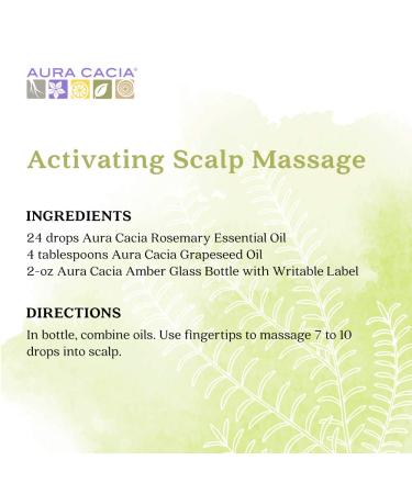 Aura Cacia Rosemary Essential Oil 60ml | Pure & GCMS Tested Cleansing Oil - Buy Online on GoSupps.com