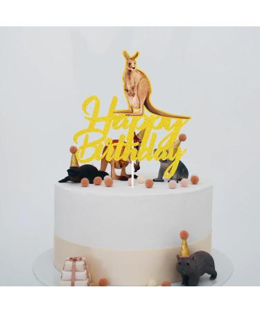 PHOHUI HAVE A NICE TIME Happy Birthday Kangaroo Cake Topper Animal Theme Decorations Baby Shower Boys Girls Happy Birthday Party Decor Supplies. Kangaroo Happy Birthday - Buy Online on GoSupps.com