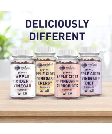 Organic Apple Cider Vinegar Probiotic Gummies - Garden of Life MyKind - 60 Vegan Gummies, 2 Bil CFU - Buy Online on GoSupps.com