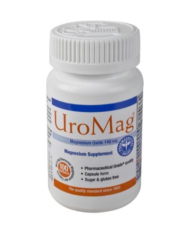 UroMag Magnesium Oxide 140 Mg Capsules - 100 Ea