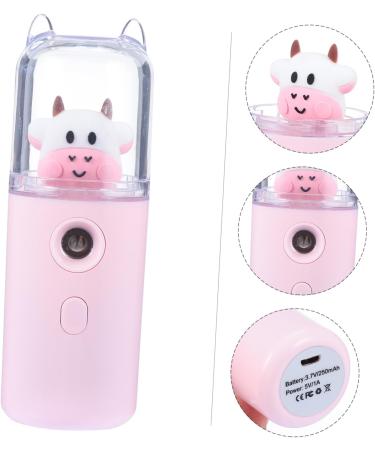 FOMIYES Moisturizer Air Diffuser Skin Care Humidifier Mini Cartoon Humidifier Office Makeup Handheld 3.8x3.8x10.8cm Pink - Buy Online on GoSupps.com
