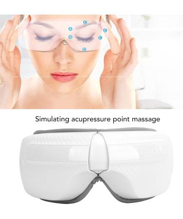 Eye Massager with Heat & Vibration - Bluetooth Relaxation for Swollen Eyes & Dark Circles | 3 Modes for Ultimate Comfort - Buy Online on GoSupps.com