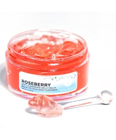 YUNASENCE ROSEBERRY Soft Cleansing Gelly Balm - Phytoaromatic Balm-to-Milk Skin Cleanser (3oz) | International Shipping Available - Buy Online on GoSupps.com