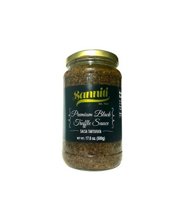 Sanniti Italian Premium Black Truffle Sauce 17.6 oz (500g) | Salsa Tartufata - Buy Online on GoSupps.com