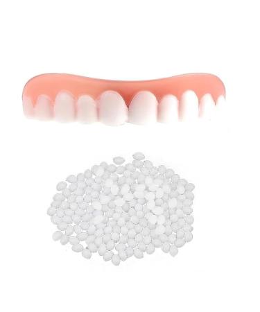 Plotage veneers for artificial teeth cosmetic braces temporary prostheses artificial teeth handmade cosmetic dentures with tooth restoration beads Upper Teeth