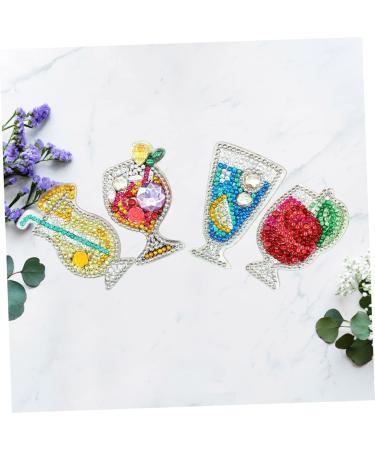 TEHAUX 8 Pcs Key Kids Juices Juice Bottles for Kids Resin Keychain Milk Manual Fruit 5d - Buy Online on GoSupps.com