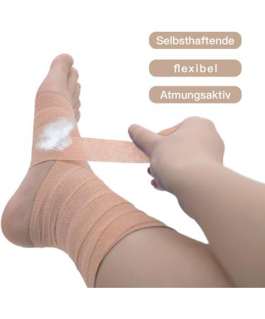 Qigui 10 Roll Finger Plaster - Self-Adhering Elastic Bandage 2.5cm x 4.5m | Waterproof & Dust-Repellent | Flexible Adhesive Tape for Sports & First Aid - Buy Online on GoSupps.com