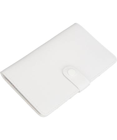 Nail Drill Bit Container Bag Portable Nail Drill Bit Organizer Bag with Zipper 37 Steel Pusher Slots (White) - Buy Online on GoSupps.com