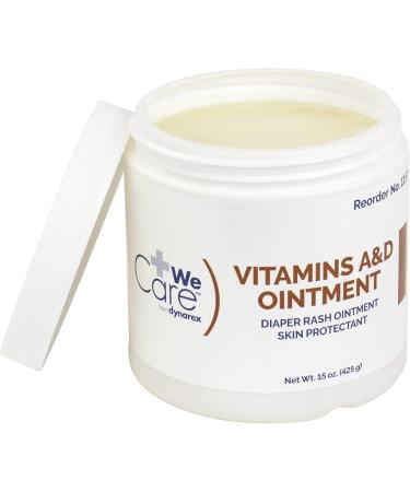 Dynarex Vitamins A & D Ointment Jar 15 ounces - Buy Online on GoSupps.com