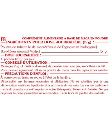 El Dorado Organic Powder Maca 250 g POWDER Nothing But Plants  - Buy Online on GoSupps.com